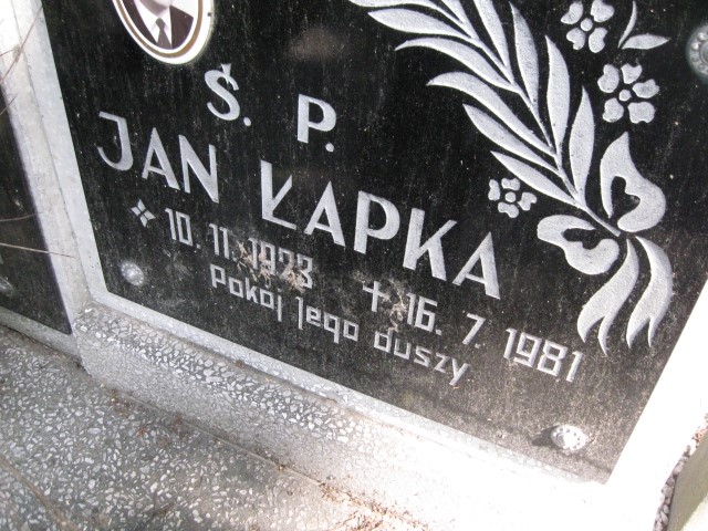 Jan Łapka 1923 Legnica - Grobonet - Wyszukiwarka osób pochowanych