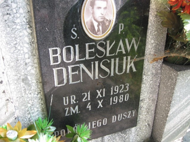 Bolesław Denisiuk 1923 Legnica - Grobonet - Wyszukiwarka osób pochowanych