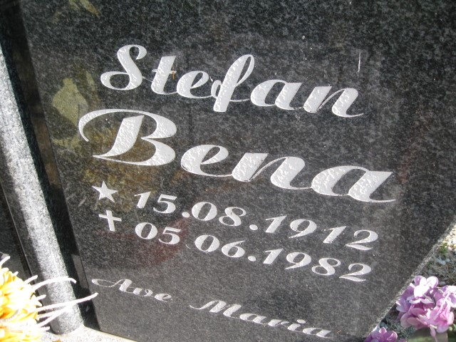 Stefan Bena 1912 Legnica - Grobonet - Wyszukiwarka osób pochowanych