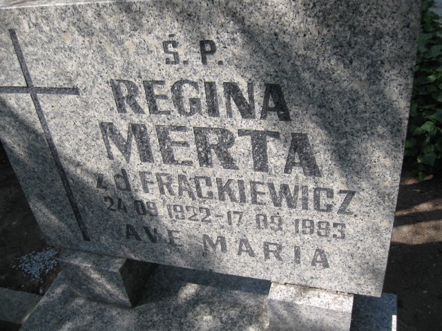 Regina Merta 1922 Legnica - Grobonet - Wyszukiwarka osób pochowanych