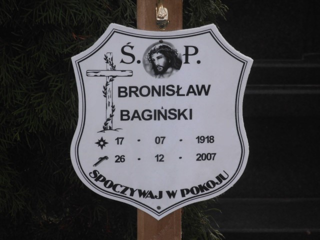 Bronisław Bagiński 1918 Legnica - Grobonet - Wyszukiwarka osób pochowanych