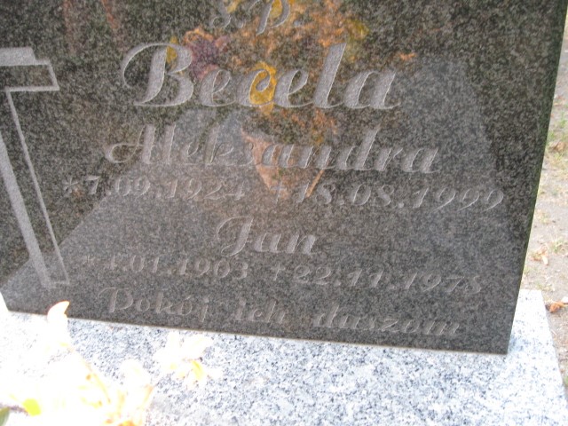 Jan Becela 1903 Legnica - Grobonet - Wyszukiwarka osób pochowanych