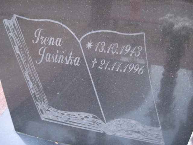 Irena Jasińska 1943 Legnica - Grobonet - Wyszukiwarka osób pochowanych