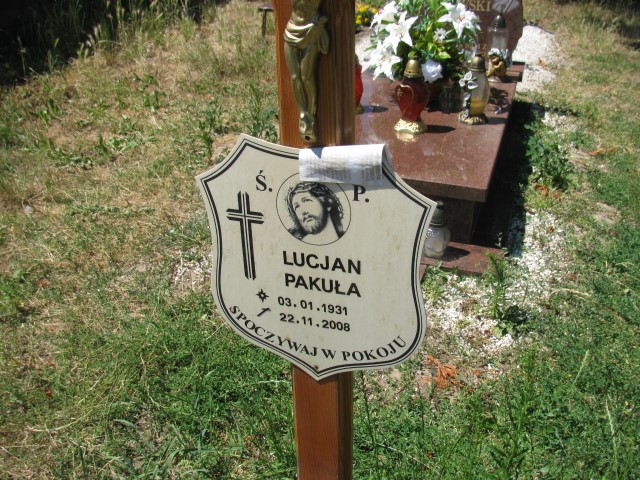 Lucjan Pakuła 1931 Legnica - Grobonet - Wyszukiwarka osób pochowanych