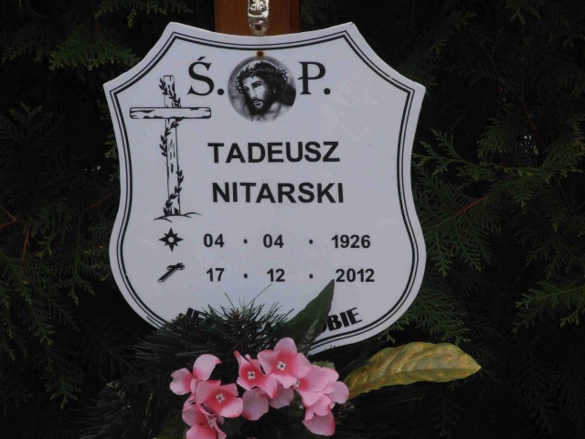 Tadeusz Nitarski 1926 Legnica - Grobonet - Wyszukiwarka osób pochowanych
