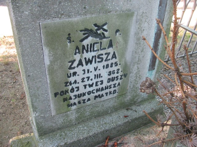 Aniela Zawisza 1885 Legnica - Grobonet - Wyszukiwarka osób pochowanych