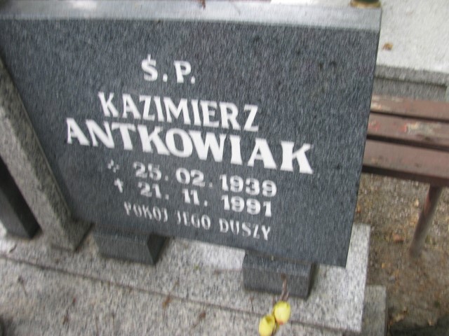 Kazimierz Antkowiak 1939 Legnica - Grobonet - Wyszukiwarka osób pochowanych