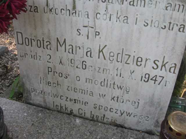 Bożena Kędzierska 1930 Legnica - Grobonet - Wyszukiwarka osób pochowanych