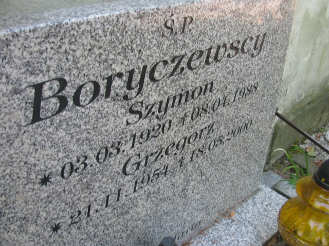 Grzegorz Boryczewski 1954 Legnica - Grobonet - Wyszukiwarka osób pochowanych