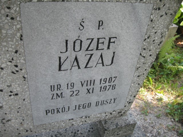 Jan Łazaj 1935 Legnica - Grobonet - Wyszukiwarka osób pochowanych