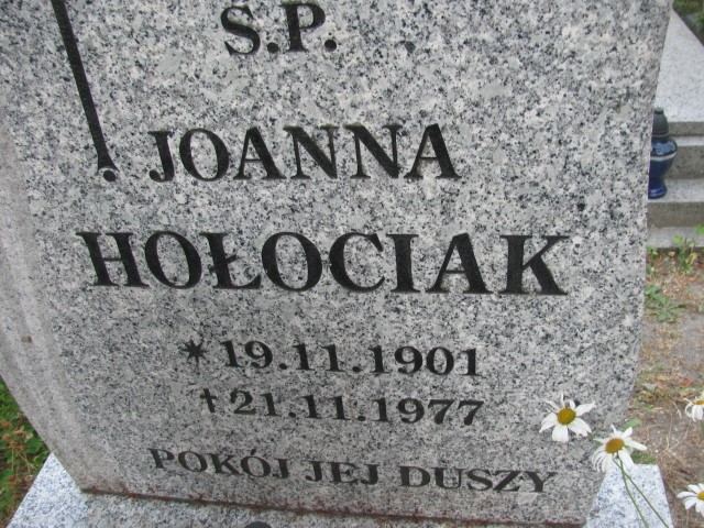 Joanna Hołociak 1901 Legnica - Grobonet - Wyszukiwarka osób pochowanych