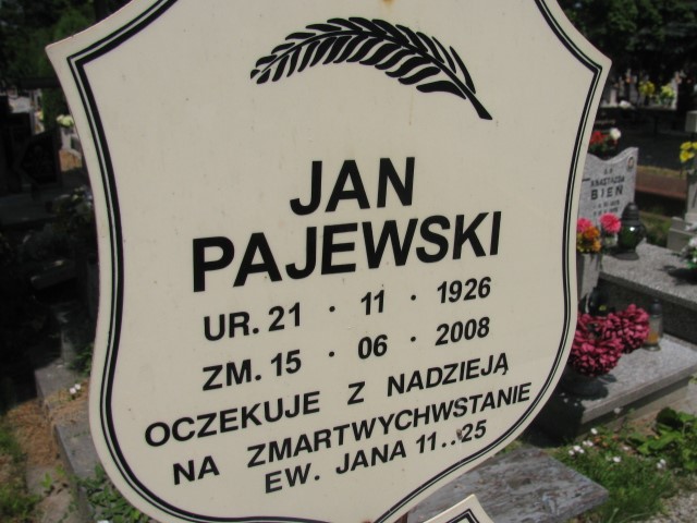 Jan Pajewski 1926 Legnica - Grobonet - Wyszukiwarka osób pochowanych