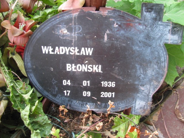 Władysław Błoński 1936 Legnica - Grobonet - Wyszukiwarka osób pochowanych