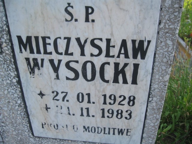 Mieczysław Wysocki 1928 Legnica - Grobonet - Wyszukiwarka osób pochowanych