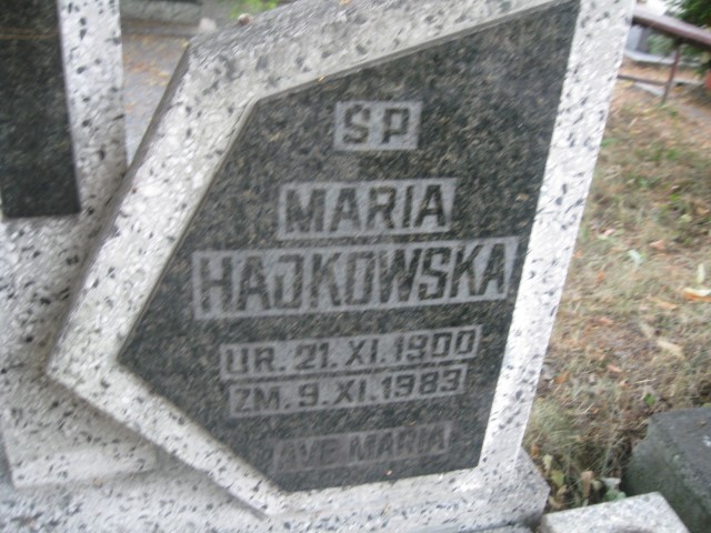 Maria Hajkowska 1900 Legnica - Grobonet - Wyszukiwarka osób pochowanych