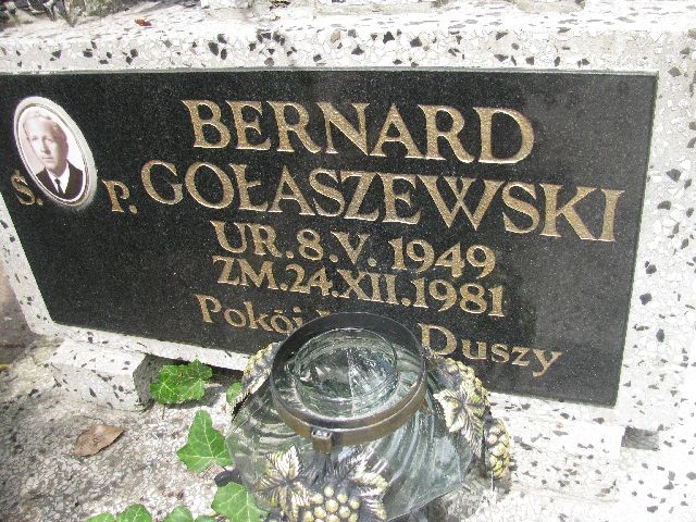 Bernard Gołaszewski 1949 Legnica - Grobonet - Wyszukiwarka osób pochowanych