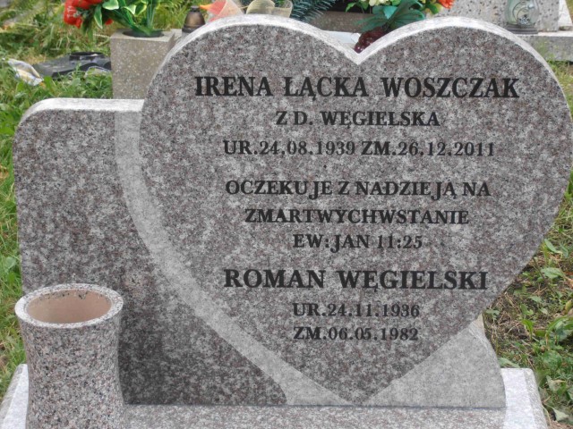 Irena Łącka - Woszczak 1939 Legnica - Grobonet - Wyszukiwarka osób pochowanych