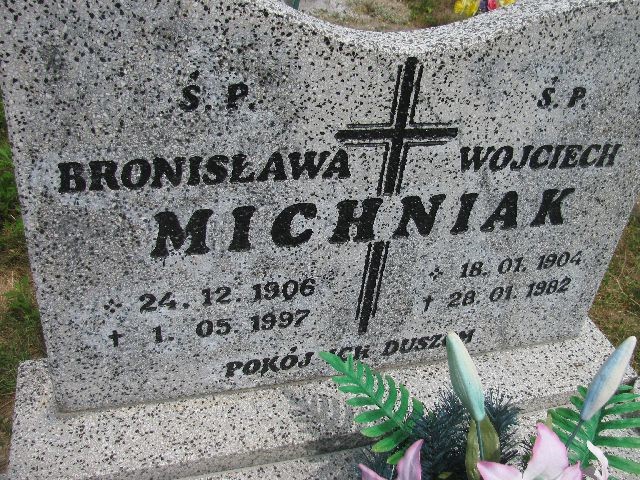 Bronisława Michniak 1906 Legnica - Grobonet - Wyszukiwarka osób pochowanych
