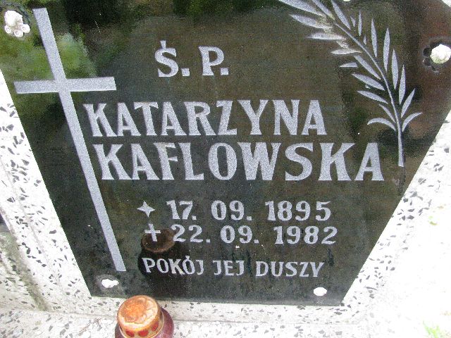 Katarzyna Kaflowska 1895 Legnica - Grobonet - Wyszukiwarka osób pochowanych