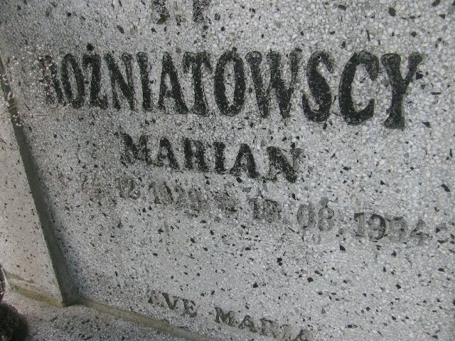 Marian Rożniatowski 1929 Legnica - Grobonet - Wyszukiwarka osób pochowanych