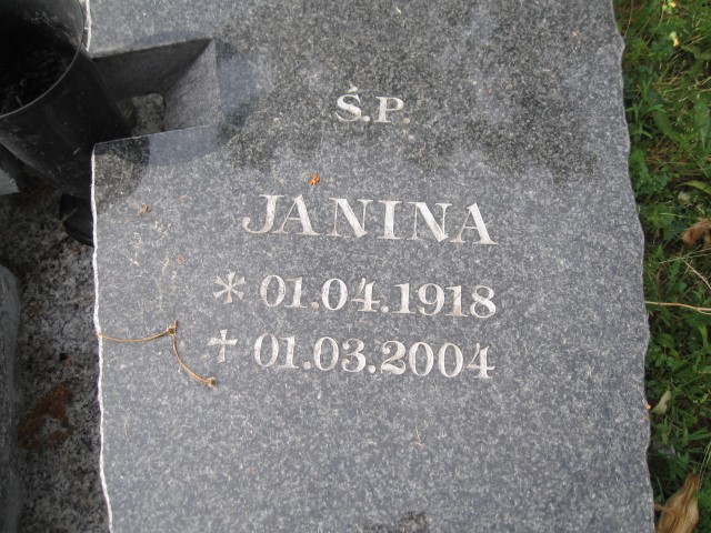 Janina Marianna Muciłowicz 1918 Legnica - Grobonet - Wyszukiwarka osób pochowanych