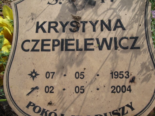 Krystyna Czepielewicz 1953 Legnica - Grobonet - Wyszukiwarka osób pochowanych