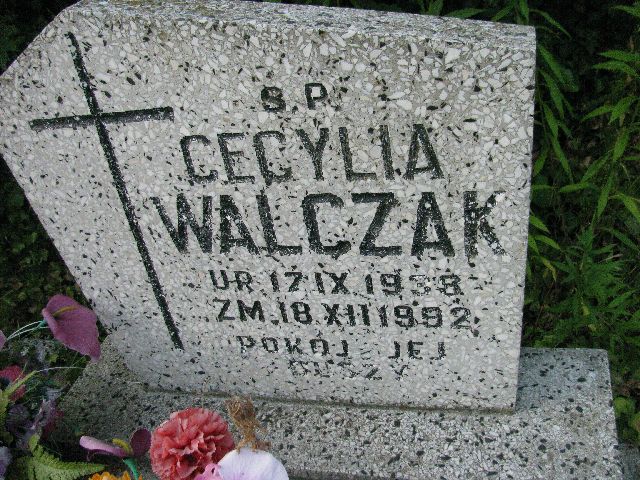 Cecylia Walczak 1938 Legnica - Grobonet - Wyszukiwarka osób pochowanych