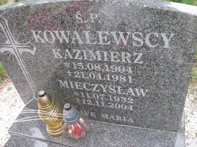 Kazimierz Kowalewski 1904 Legnica - Grobonet - Wyszukiwarka osób pochowanych