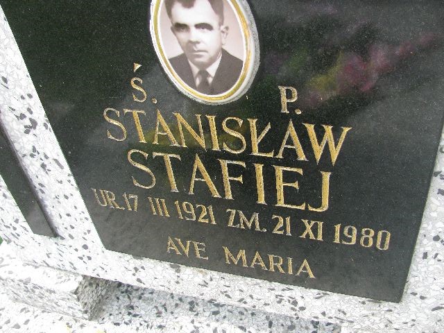 Stanisław Stafiej 1921 Legnica - Grobonet - Wyszukiwarka osób pochowanych