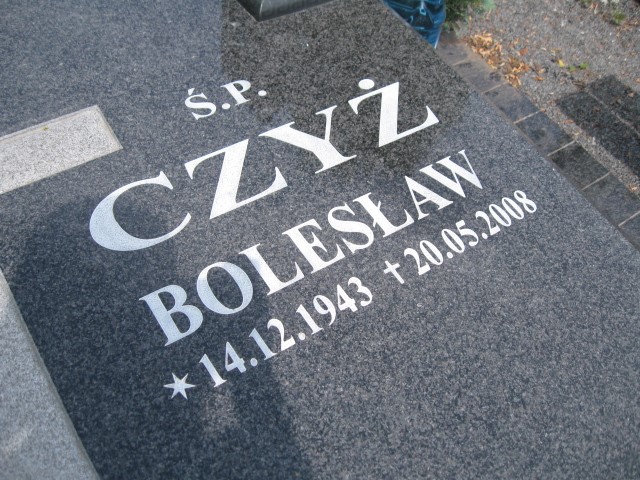 Bolesław Czyż 1943 Legnica - Grobonet - Wyszukiwarka osób pochowanych