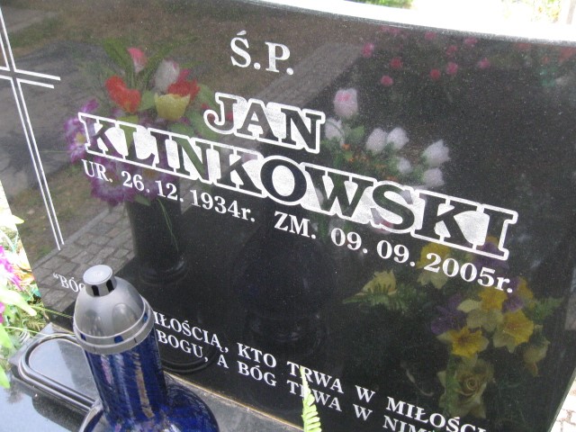 Jan Klinkowski 1934 Legnica - Grobonet - Wyszukiwarka osób pochowanych