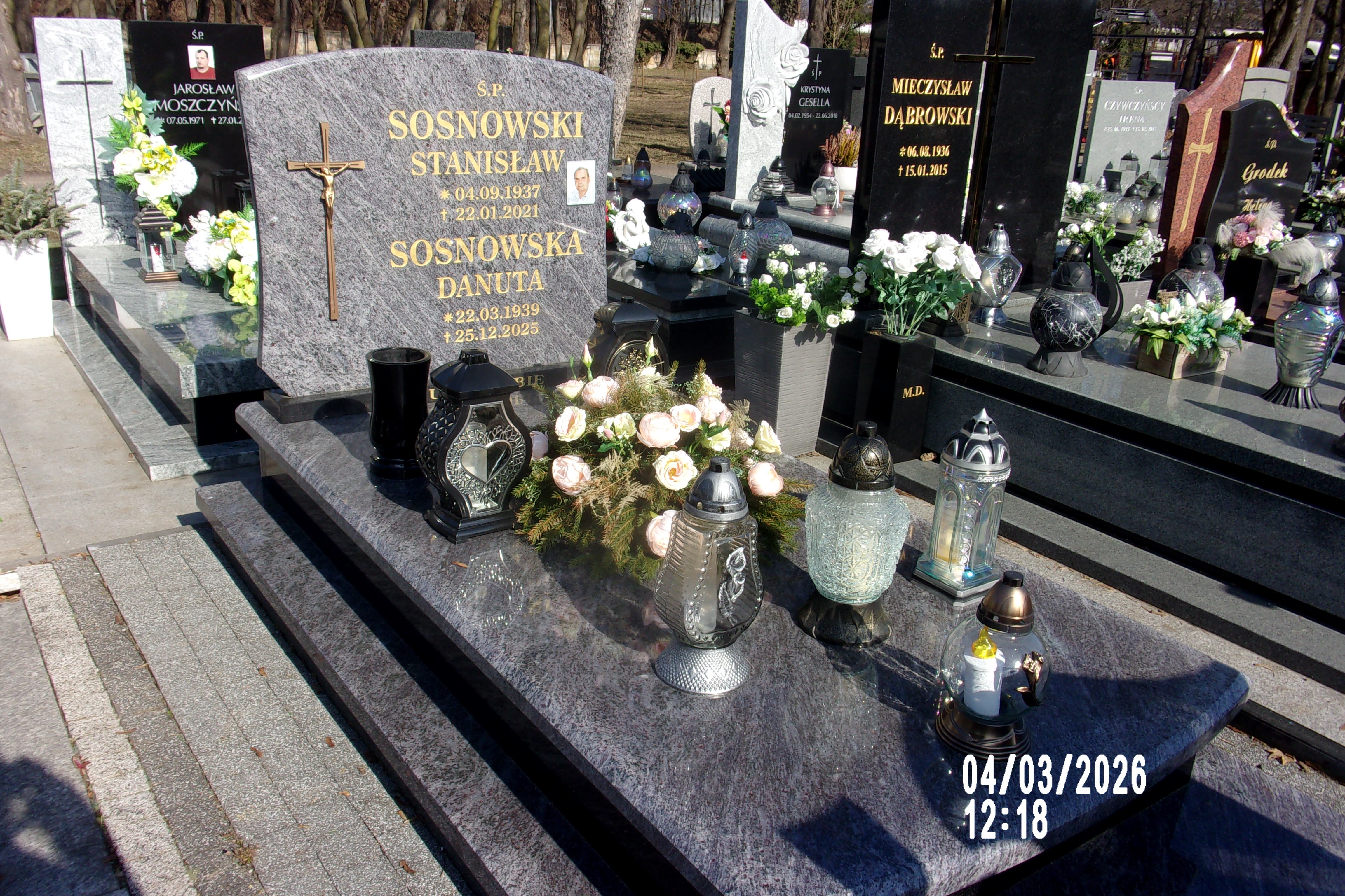 Grób Danuta Sosnowska