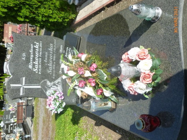 Grób Małgorzata Sakowska