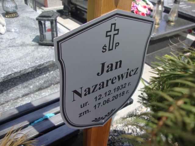 Jan Nazarewicz 1932 Legnica - Grobonet - Wyszukiwarka osób pochowanych