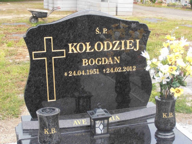Bogdan Kołodziej 1951 Legnica - Grobonet - Wyszukiwarka osób pochowanych