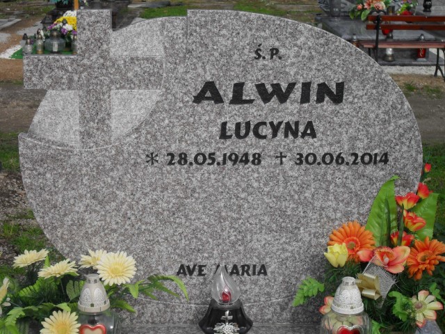 Lucyna Alwin 1948 Legnica - Grobonet - Wyszukiwarka osób pochowanych