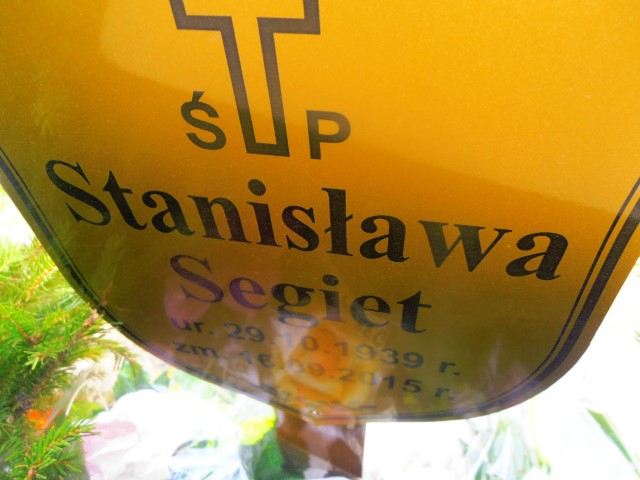 Stanisław Segiet 1938 Legnica - Grobonet - Wyszukiwarka osób pochowanych