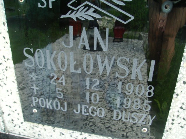 Jan Sokołowski 1908 Legnica - Grobonet - Wyszukiwarka osób pochowanych