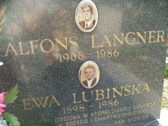 Ewa Lubińska 1898 Legnica - Grobonet - Wyszukiwarka osób pochowanych