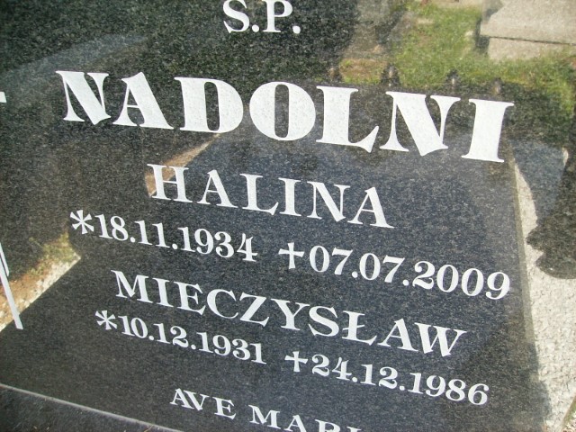 Mieczysław Nadolny 1931 Legnica - Grobonet - Wyszukiwarka osób pochowanych