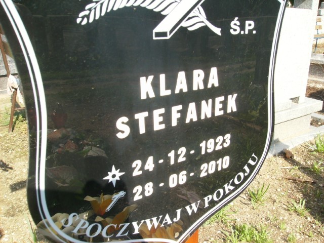 Klara Stefanek 1923 Legnica - Grobonet - Wyszukiwarka osób pochowanych