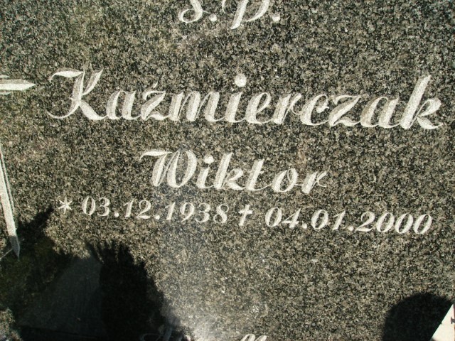 Wiktor Kaźmierczak 1938 Legnica - Grobonet - Wyszukiwarka osób pochowanych
