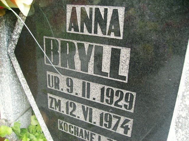 Anna Bryll 1929 Legnica - Grobonet - Wyszukiwarka osób pochowanych