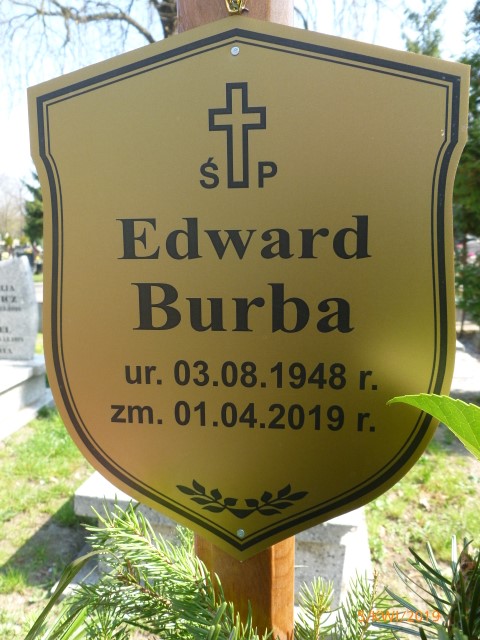 Edward Burba 1948 Legnica - Grobonet - Wyszukiwarka osób pochowanych