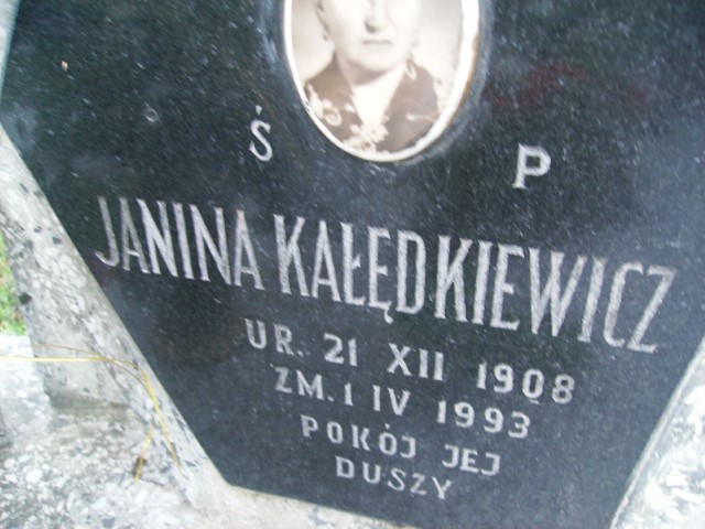 Janina Kałędkiewicz 1908 Legnica - Grobonet - Wyszukiwarka osób pochowanych