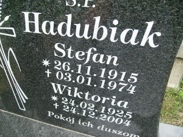 Wiktoria Hadubiak 1925 Legnica - Grobonet - Wyszukiwarka osób pochowanych