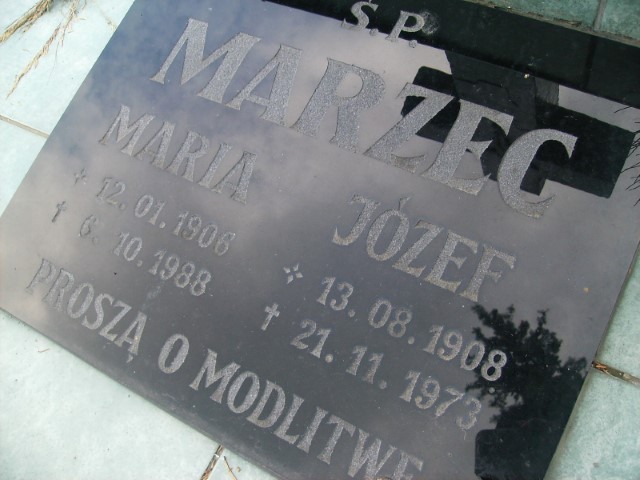 Józef Marzec 1908 Legnica - Grobonet - Wyszukiwarka osób pochowanych