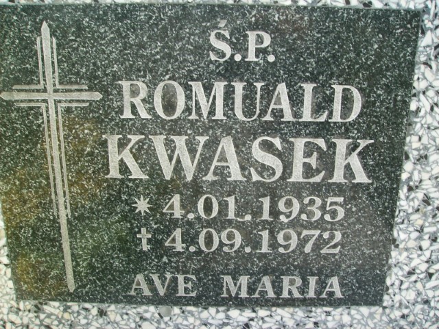 Roman Kwasek 1935 Legnica - Grobonet - Wyszukiwarka osób pochowanych