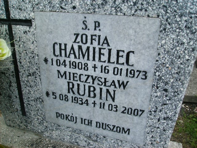 Zofia Chamielec 1908 Legnica - Grobonet - Wyszukiwarka osób pochowanych