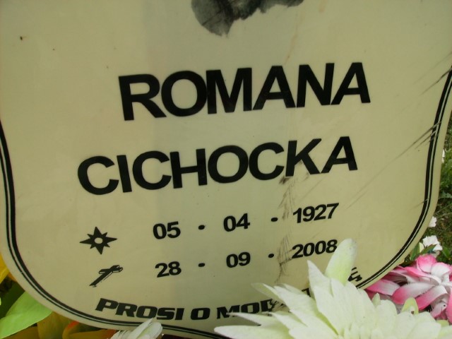 Romana Cichocka 1927 Legnica - Grobonet - Wyszukiwarka osób pochowanych